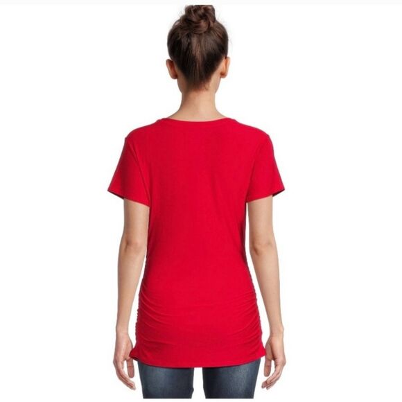 Time and Tru Maternity Santa Baby shirt size S - Picture 4 of 8